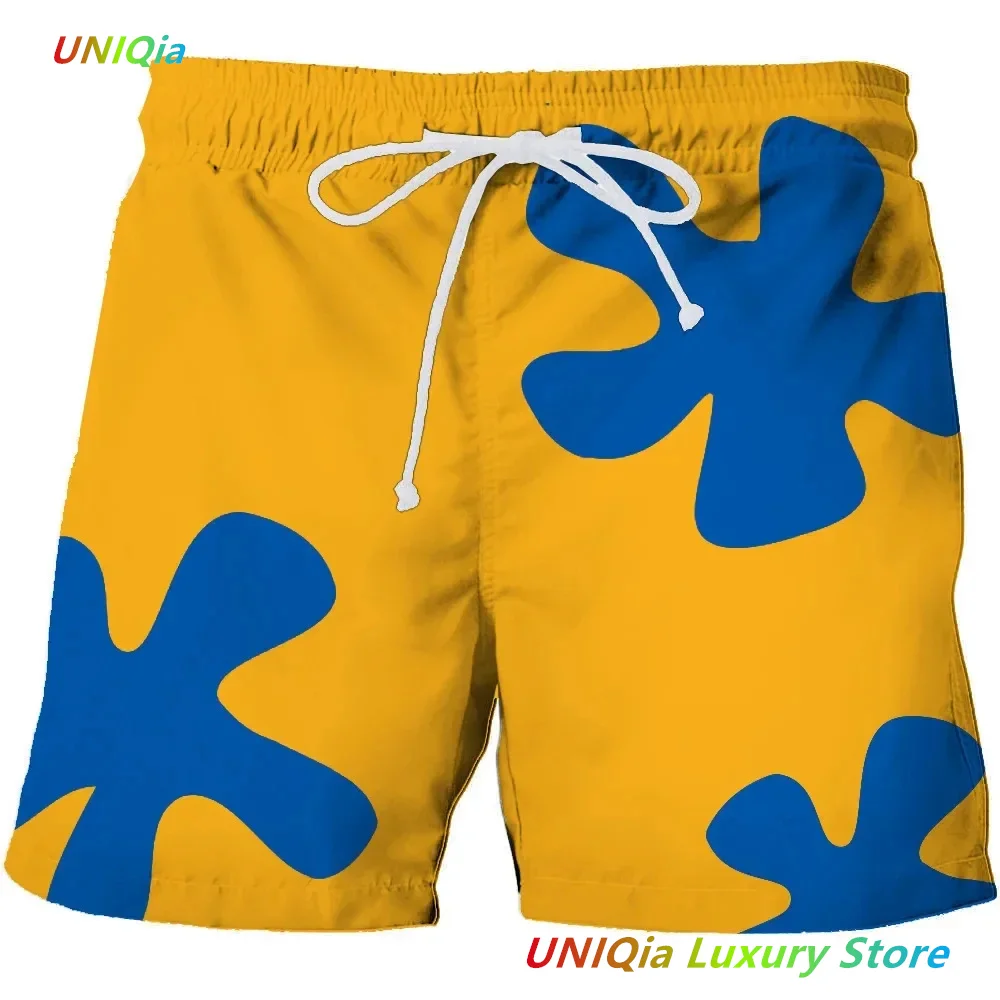 Nuovo 3D Anime Patrick Star Board Pantaloncini da uomo estivi Tronchi Pantaloncini da bagno da spiaggia ad asciugatura rapida Donna Uomo Pantaloni corti Abbigliamento da spiaggia per bambini