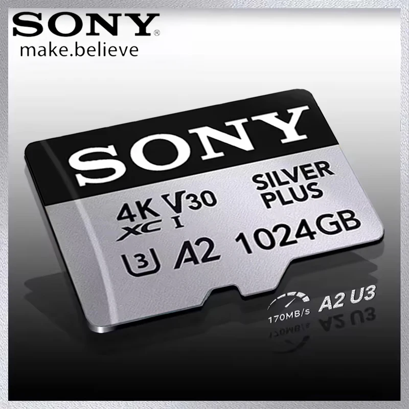 

Sony 128GB Home surveillance memory card High Speed 4K Full HD Video 512GB TF Memory Flash Card 1TB Class10 U3 For Phone Camera