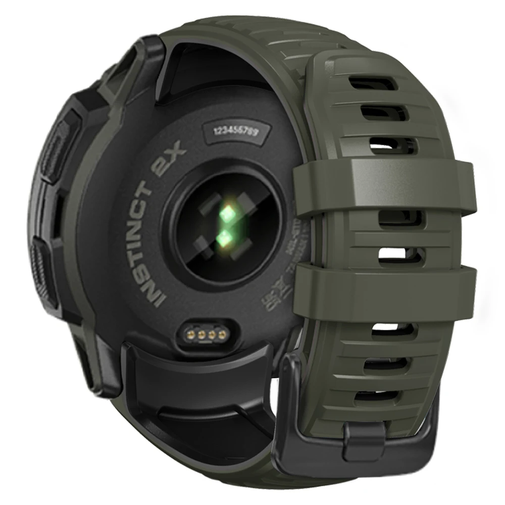 Garmin Instinct 2X 솔라 밴드 교체용 오리지널 시계 스트랩, 스포츠 실리콘 손목 밴드 팔찌, 스마트워치 액세서리