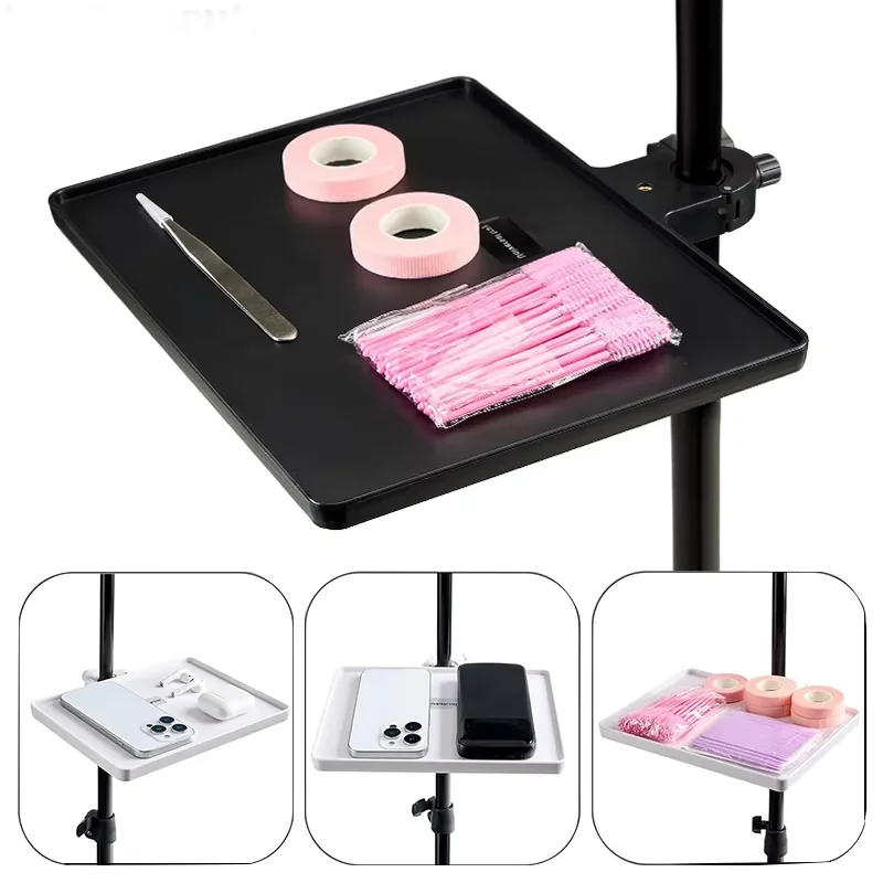 1pcs Professional Eyelash Extension Tool Tray Adjustable Stand Salon Organizer for Tweezers Glue Cotton Swabs Nail Art Supplies