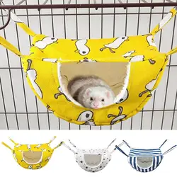 Ferret Hammock Winter Warm Guinea Pig Hammock Hanging Bed Small Pets Cage Accessories For Parrot Ferret Squirrel Hamster