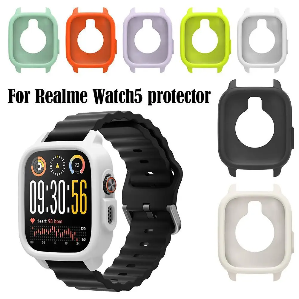 

Мягкий силиконовый чехол для Realme Watch 5, защитный чехол для умных часов, противоударный, устойчивый к царапинам, для Realme Watch 5, аксессуары