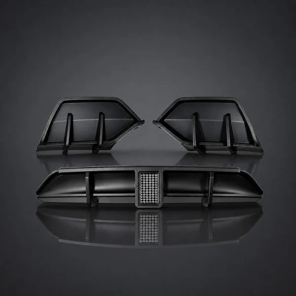 For Tesla Model Y Juniper Rear Bumper Lip Spoiler Diffuser Flashing LED Pilot Brake Light Car Rear Lower Splitter view 6
