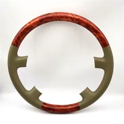 Plastic Wood Look Steering Wheel Cover for Land Cruiser Lexus LX470 450 LS400 1998-2002