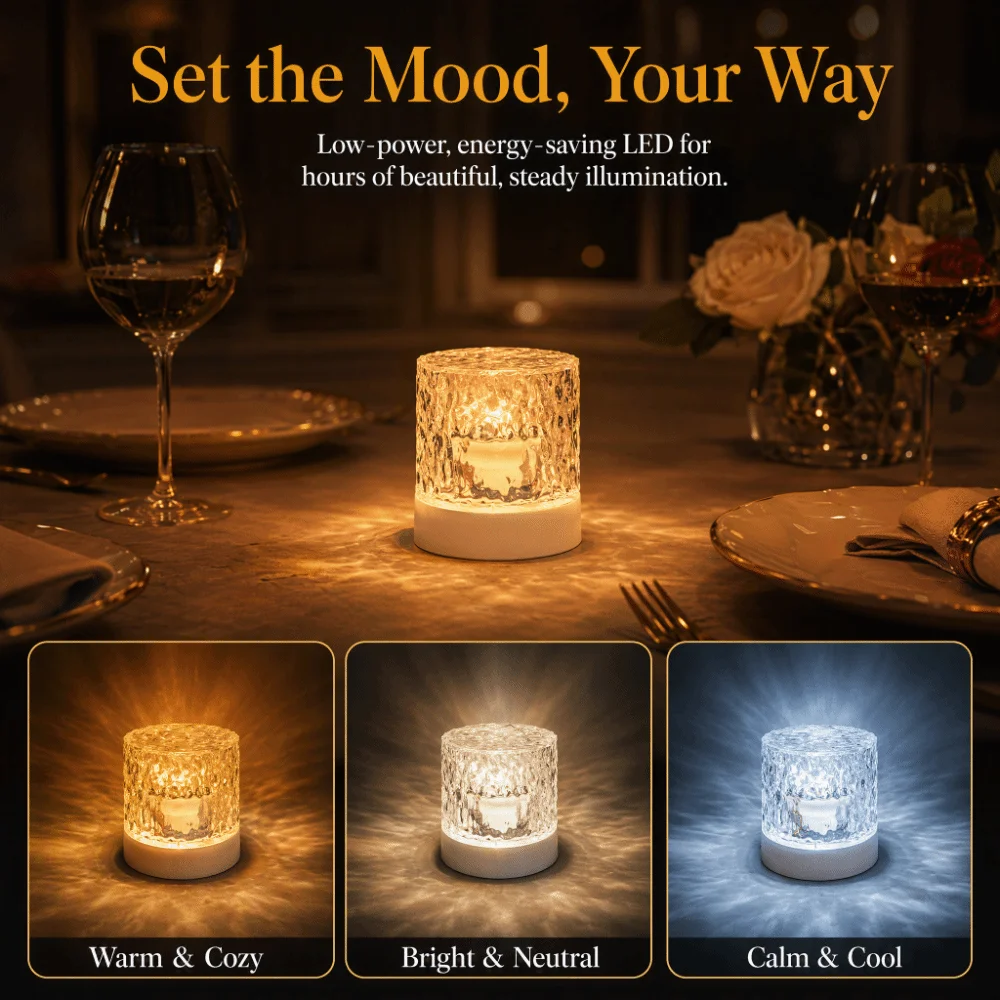 Calming 360 Degree Rotation Water Wave Night Light Dynamic USB Powered Atmosphere Table Lamp Galaxy Light Projector Home Theater