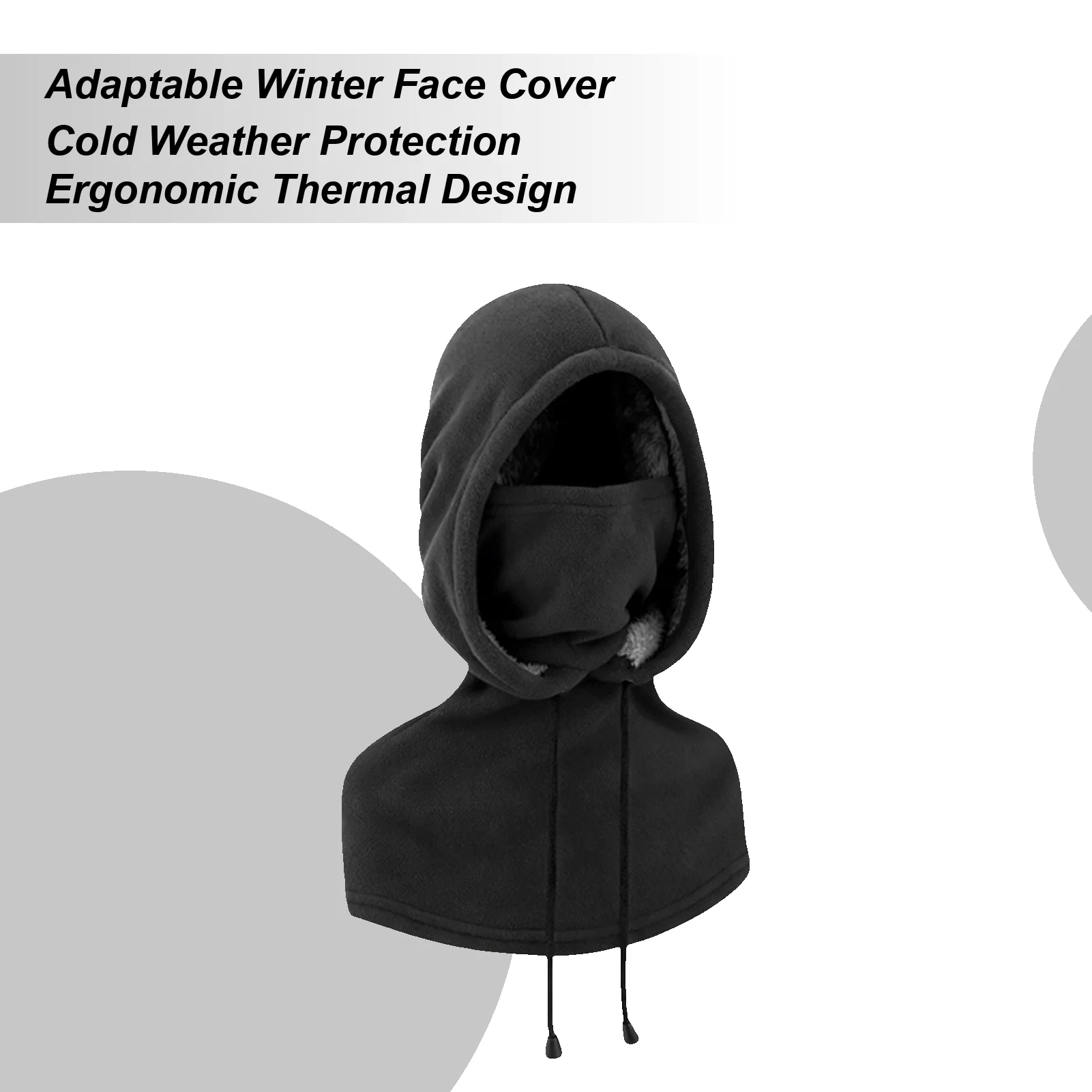 

Ski Hood Warm Hat Cold Weather Skiing Hooded Scarf For Women Runners Cyclists Camping Cycling Snowboarding Hiking Snow Sport