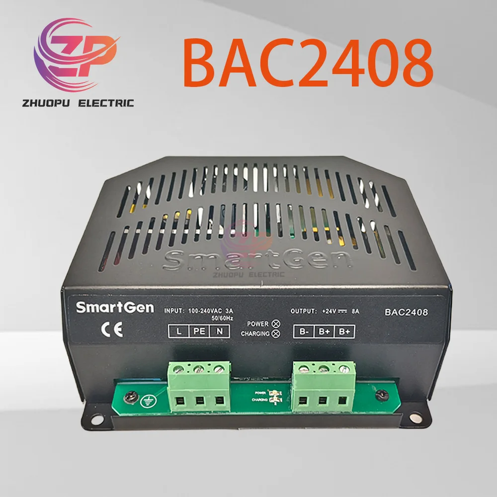 

SmartGen BAC2408 Power Charging Equipment с входом 100–240 В переменного тока и модулем питания постоянного тока 24 В 8 А