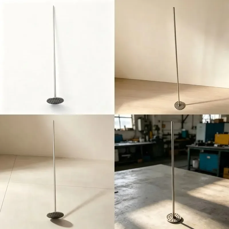 SF Brand Soil Stirrer 500mm Stainless Steel Laboratory Soil Mixer Rod with Multiple Perforated Base Available
