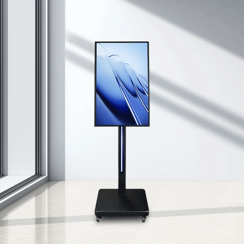 

Портативный телевизор с сенсорным экраном COSUN, вращающийся на 360 градусов, 32-дюймовый ЖК-телевизор с сенсорным экраном и подставкой