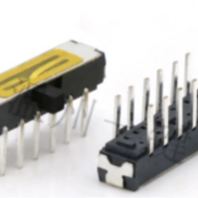 10PCS MSK-42D01 MINI slide switch 4P2T DIP side slide 12 pin 2 position mini toggle switches MSK-09