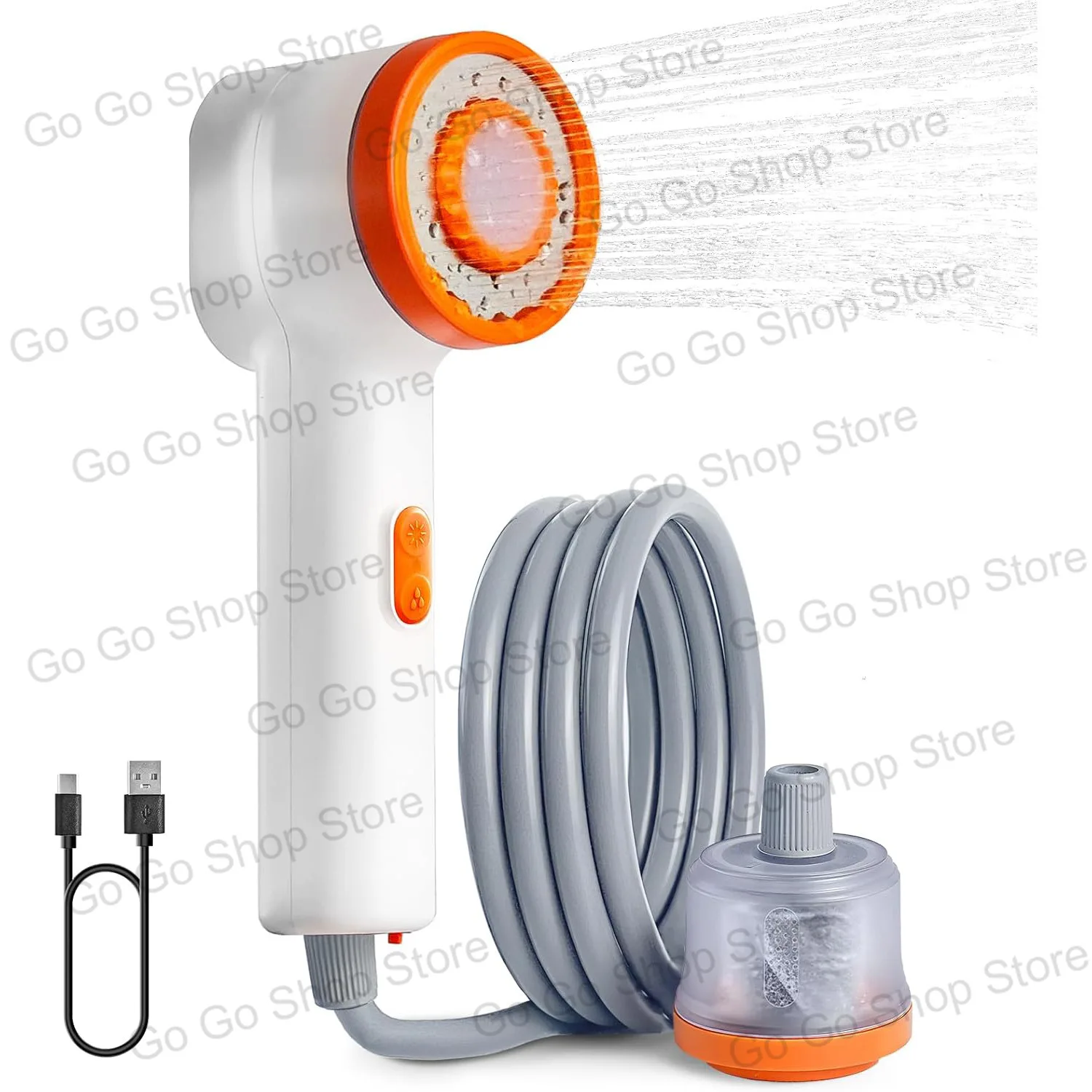 

Outdoor bathing household rental rural electric portable simple self-priming shower