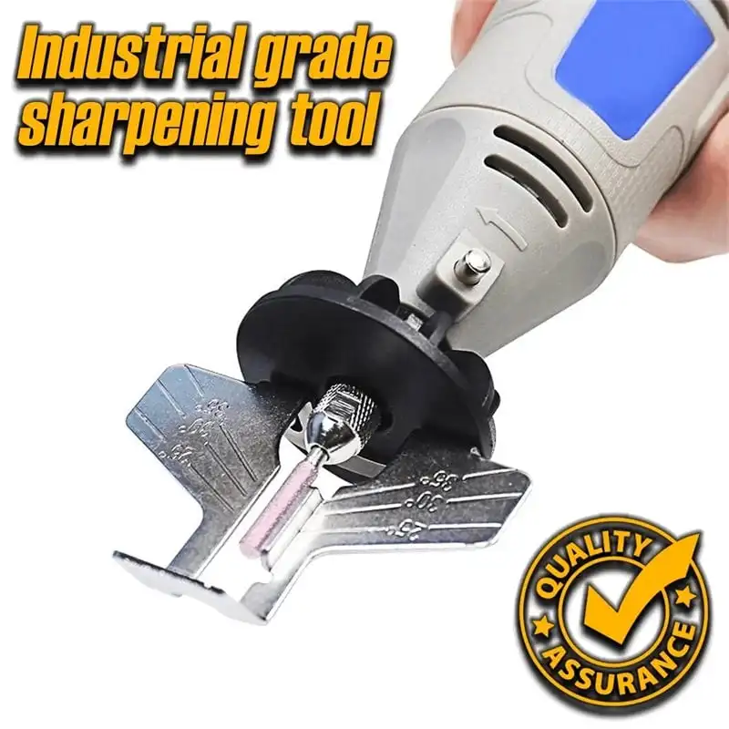 1 set Chainsaw Sharpener Chainsaw Sharpening Kit Electric Grinding Chain Polishing Accessory Kit Sharpening Saw Serrated Grindin