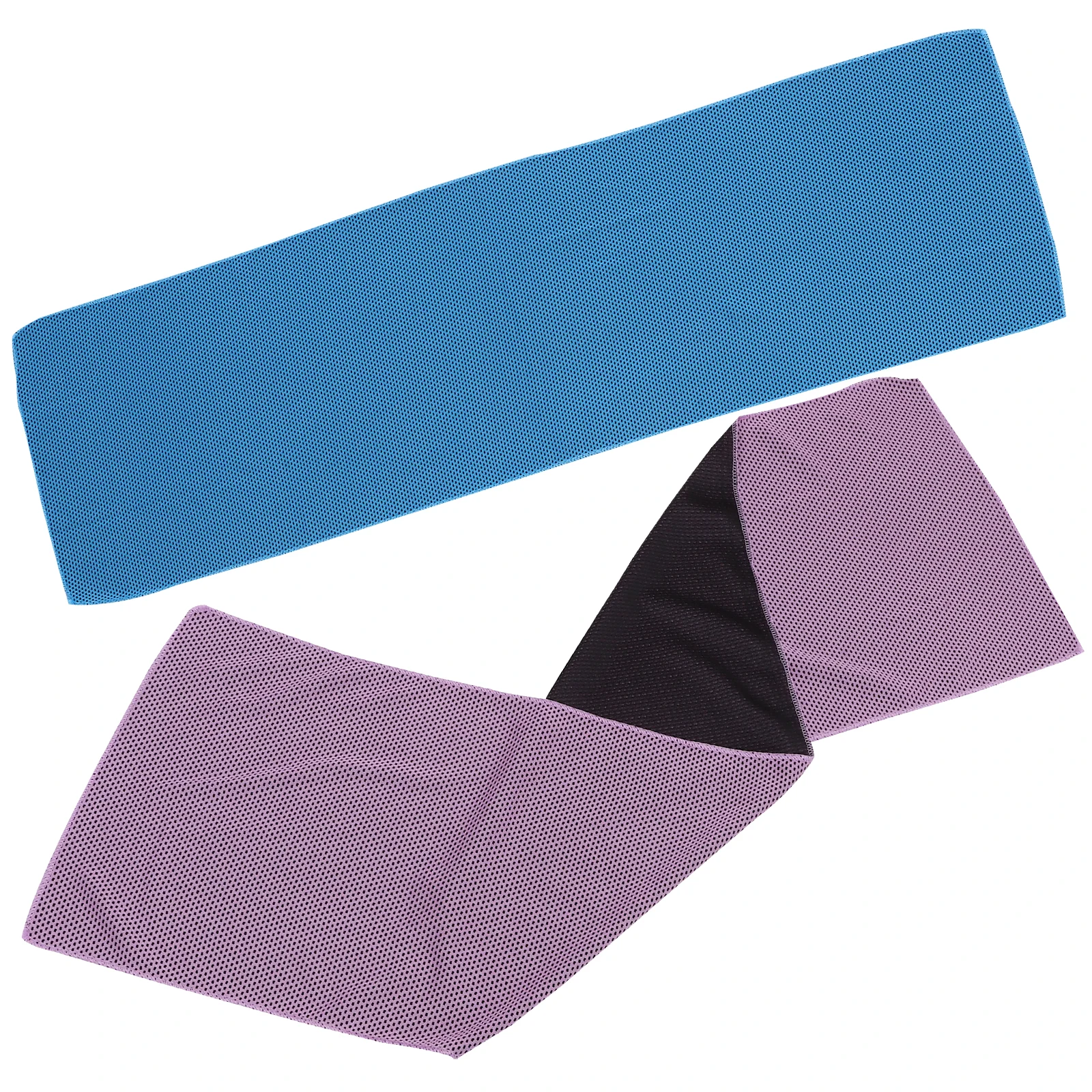 

2pcs Silk Wrap Cold Dog Scarf Pet Cooling Towel Cat Ice Wrap Fitness Golf Training Dog Ice Towel Pet Accessory