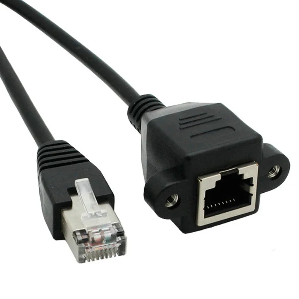 Cabo de extensão de rede Anpwoo-lan macho para fêmea, montagem ethernet, ethernet