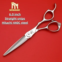 5.5-6.0-6.5-7.0 inches Professional barber scissors，Japan 440c steel hairdressing scissors，Sharp and durable，High-end hair tools