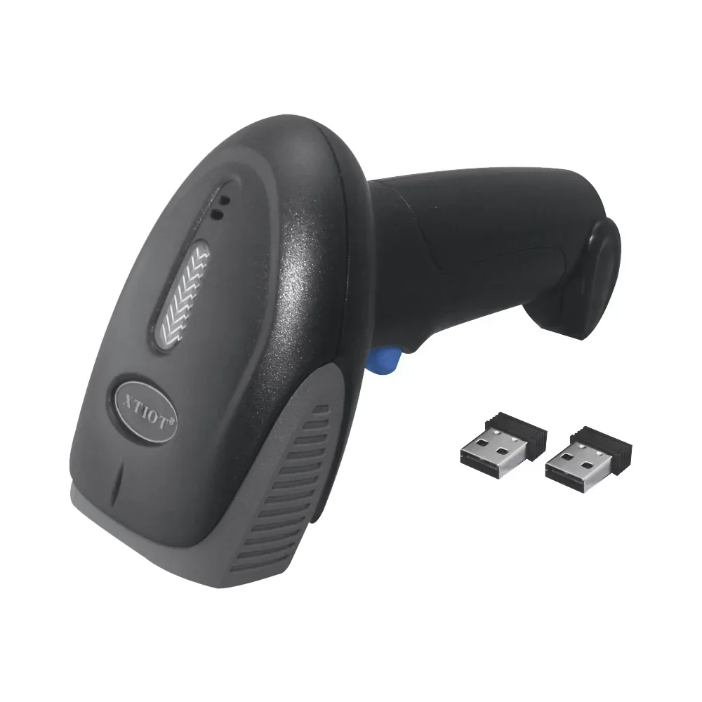 XT6400-2 work with 2 2.4G USB dongle (Customize) Wireless 2D Barcode Scanner