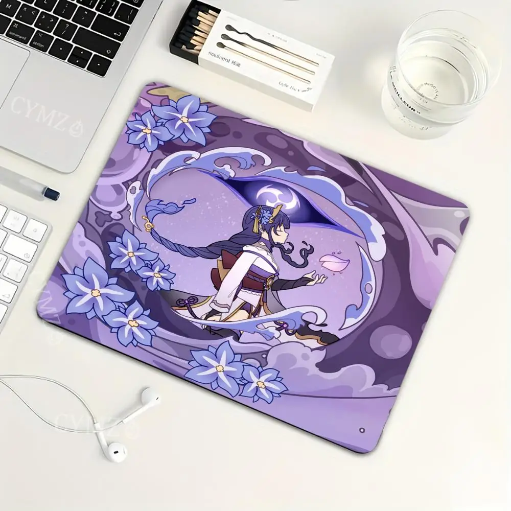 Anime genshin impact theme Mouse Pad Desk Mat Gaming mat rubber anti-slip Durable desk accessories suitable for office and games