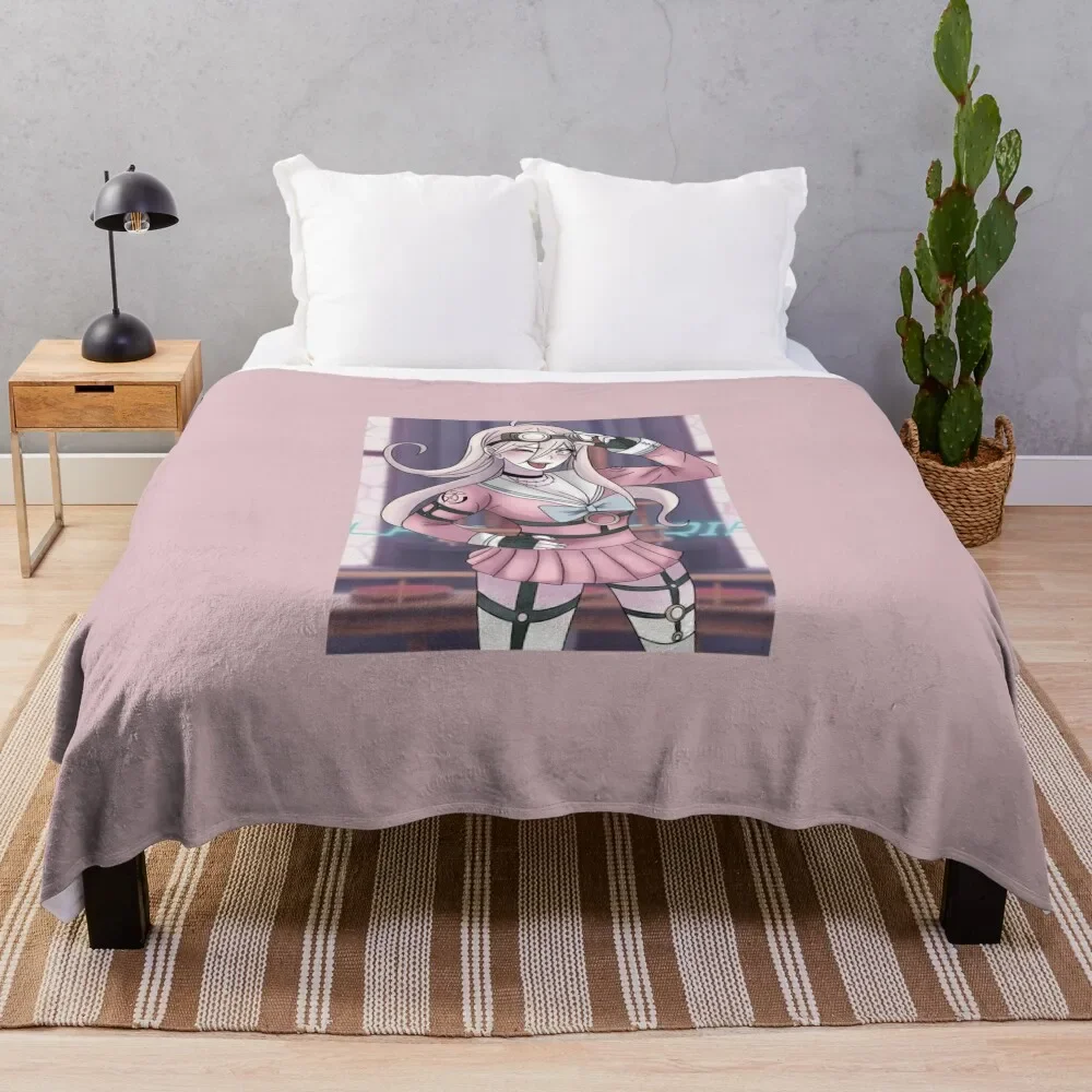 Miu Iruma Throw Blanket anime Retros For Sofa Thin Blankets