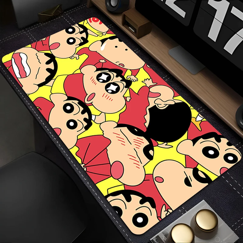 

Mouse Pad PC Accessories Keyboard Pad Office Desk Mat Anti Slip Mousepad Natural Rubber Gaming C-crayon S-shin-chan Extended Pad