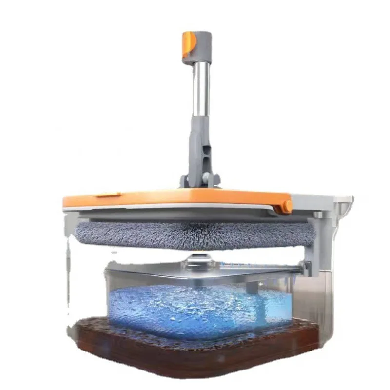 Decontamination Separation Mop Hand-Washing Mop Quick-Drying One Drag Clean Wet and Dry Dual-Use Lazy Mopping Rotary Mop