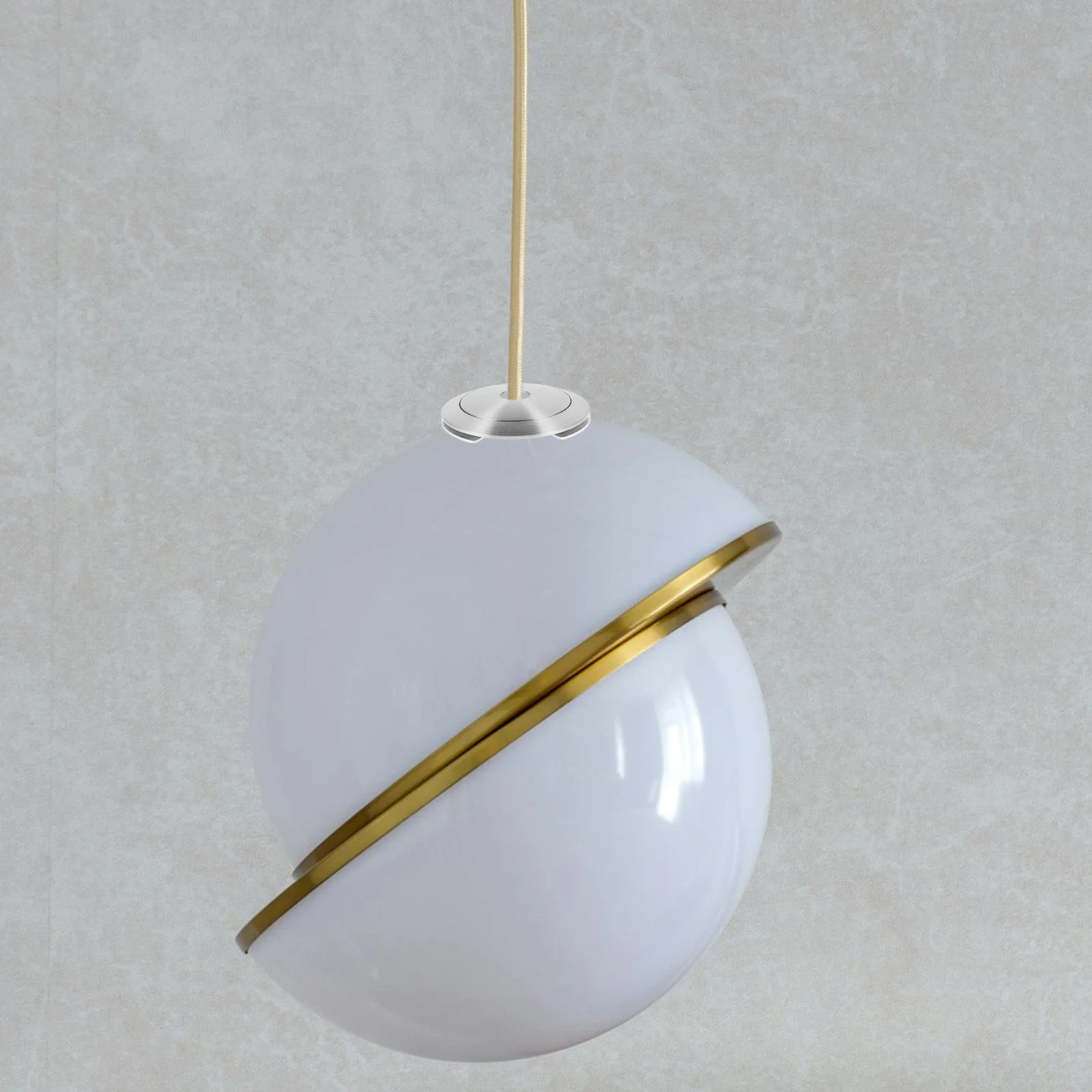 1 مجموعة 1 مجموعة الزجاج عاكس الضوء استبدال جزء العالمي المعادن تحديد حلقة ل الظل ختم طوقا ، غطاء المصباح تصاعد محول ، #3