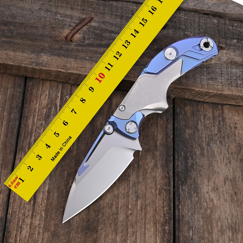 

Kanedeiia FS Alkaid деформируемый складной нож Лезвие M390 титановая рукоятка Охотничий Тактический инструмент для повседневного использования кемпинга