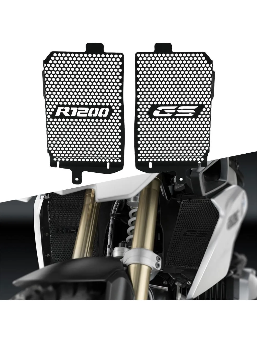 FÜR BMW R1200GS Rallye Exclusive TE Adventure R1200GS LC 2017-2018-2019 Motorrad Kühlergrill Schutz Abdeckung Schutz