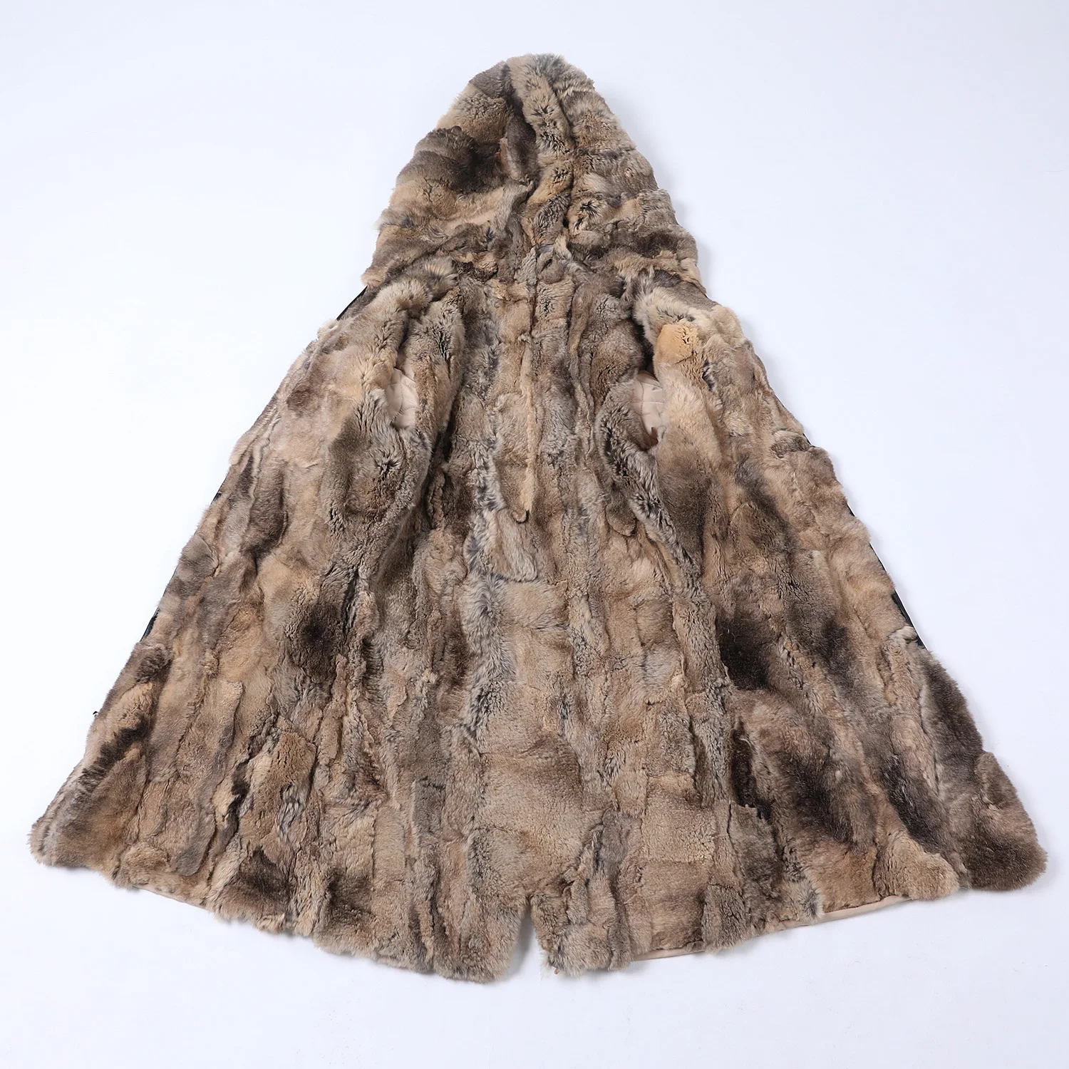 Natural Real Fox Raccoon Rabbit Fur Lining For Parka