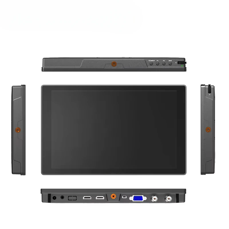 A11 Full HD Resolution 10.1 Inch 4K  3G-SDI Ca mera Field MMonitor VGA Input For Broadcast Live Action,Making Movies