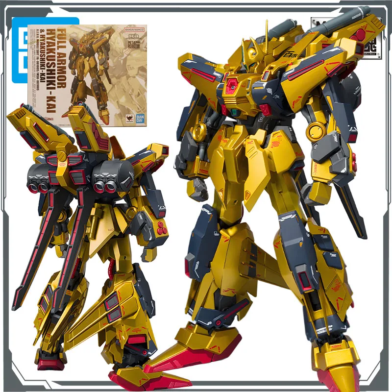 

Bandai Original Mobile Gundam METAL ROBOT FULL ARMOR HYAKUSHIKI - KAI HYAKUSHIKI - KAI Anime Action Figures Toys for Boys Gift