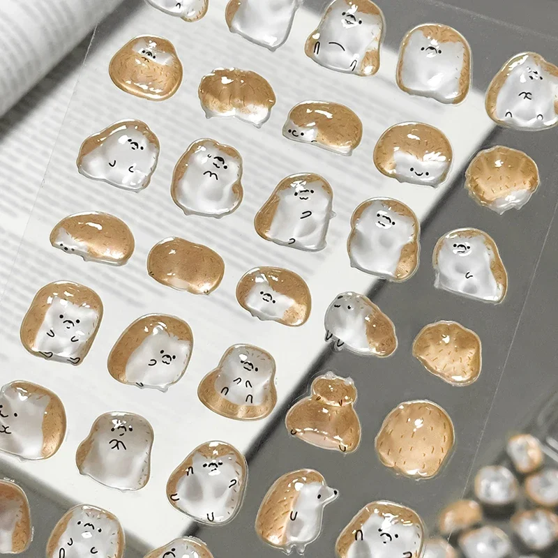 

NEKONI 3D relief animal stickers Korean cute panda DIY craft materials phone case decoration children's gift