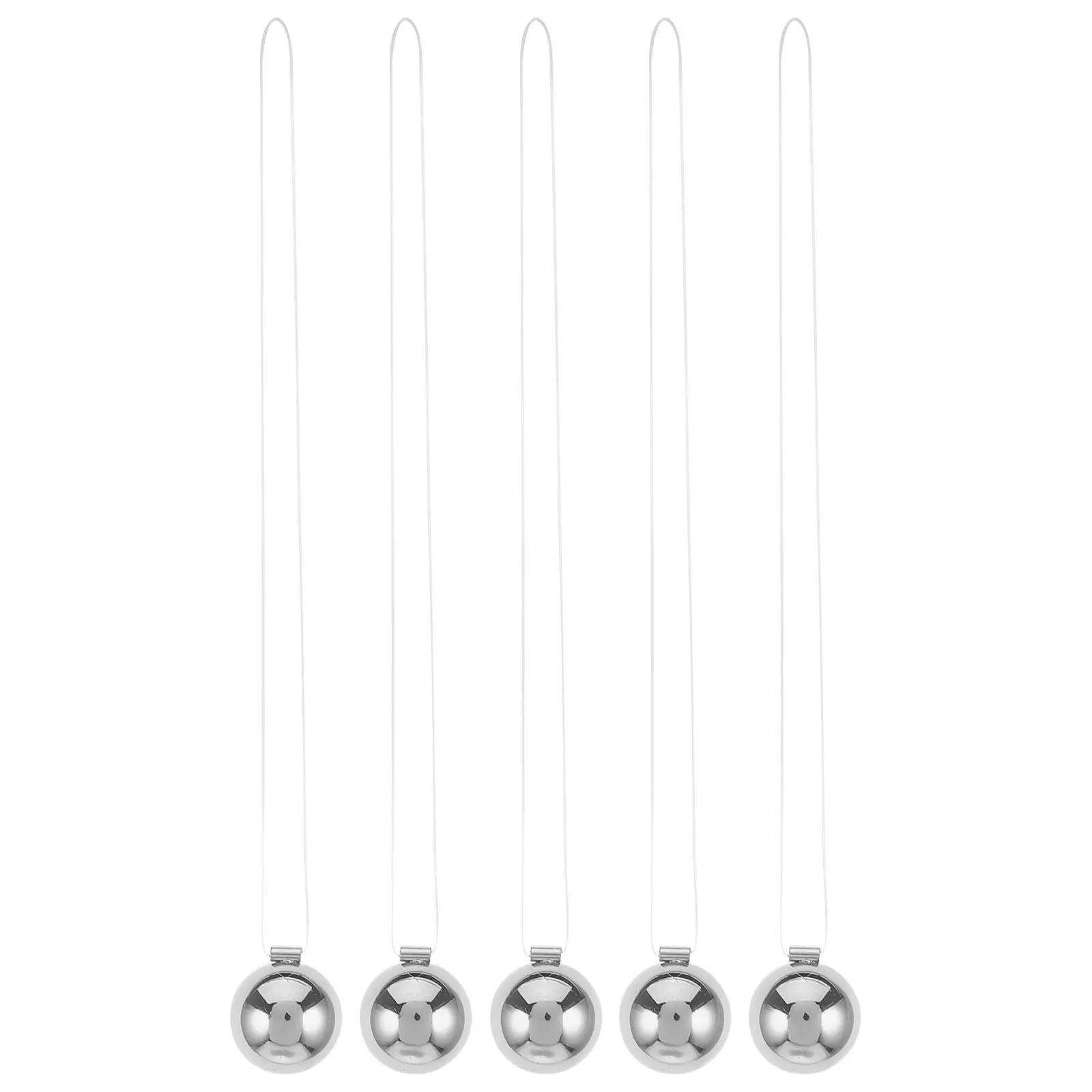 5Pcs Stainless Steel Balls 18Mm Sleek Design Physics Educational Balance Science Gadget Office Decoration