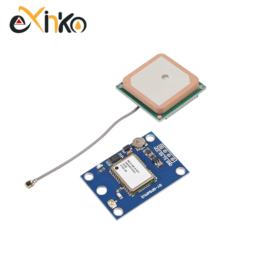 1-10 szt. GY-NEO6MV2 Nowy moduł GPS NEO-6M NEO6MV2 z kontrolą lotu EEPROM MWC APM2.5 duża antena dla Arduino — zdjęcie produktu 3