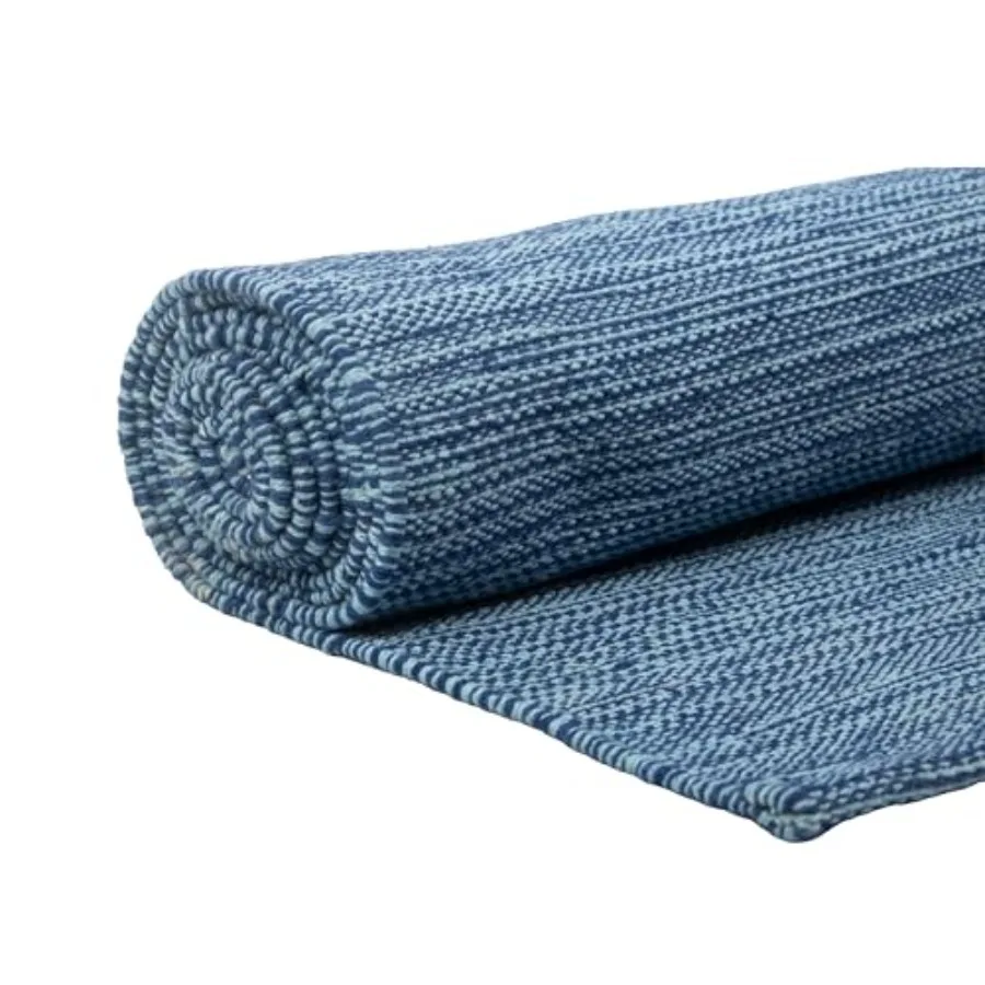 

Handmade Organic Yoga Mat - Non-Toxic Chemical-free and All Cloth Yoga Mat - Exercise Workout and Fitness Rug - Woven Material
