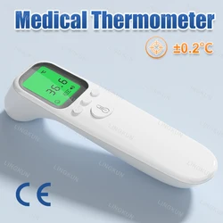 Digital Forehead Thermometer Electronic Contactless Clinical Accuracy Non-contact Body Temperature Meter Fever For Adult Child