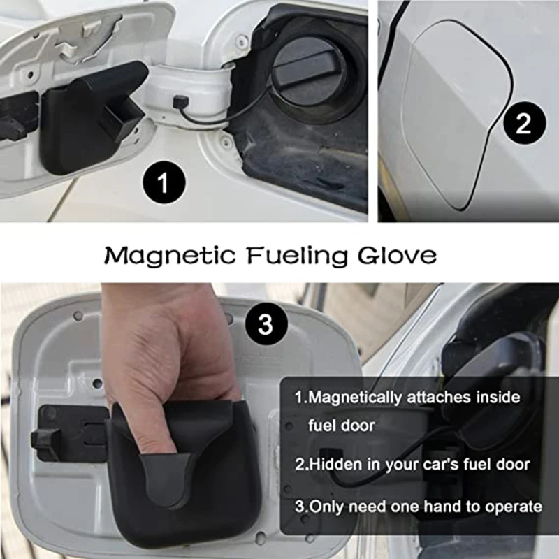 Universal Silicone Fueling Glove Reusable Apply to Fuel Grip Gas Pump Gloves Magnetic and Easy to Wear Clean Washable Durable - view 4