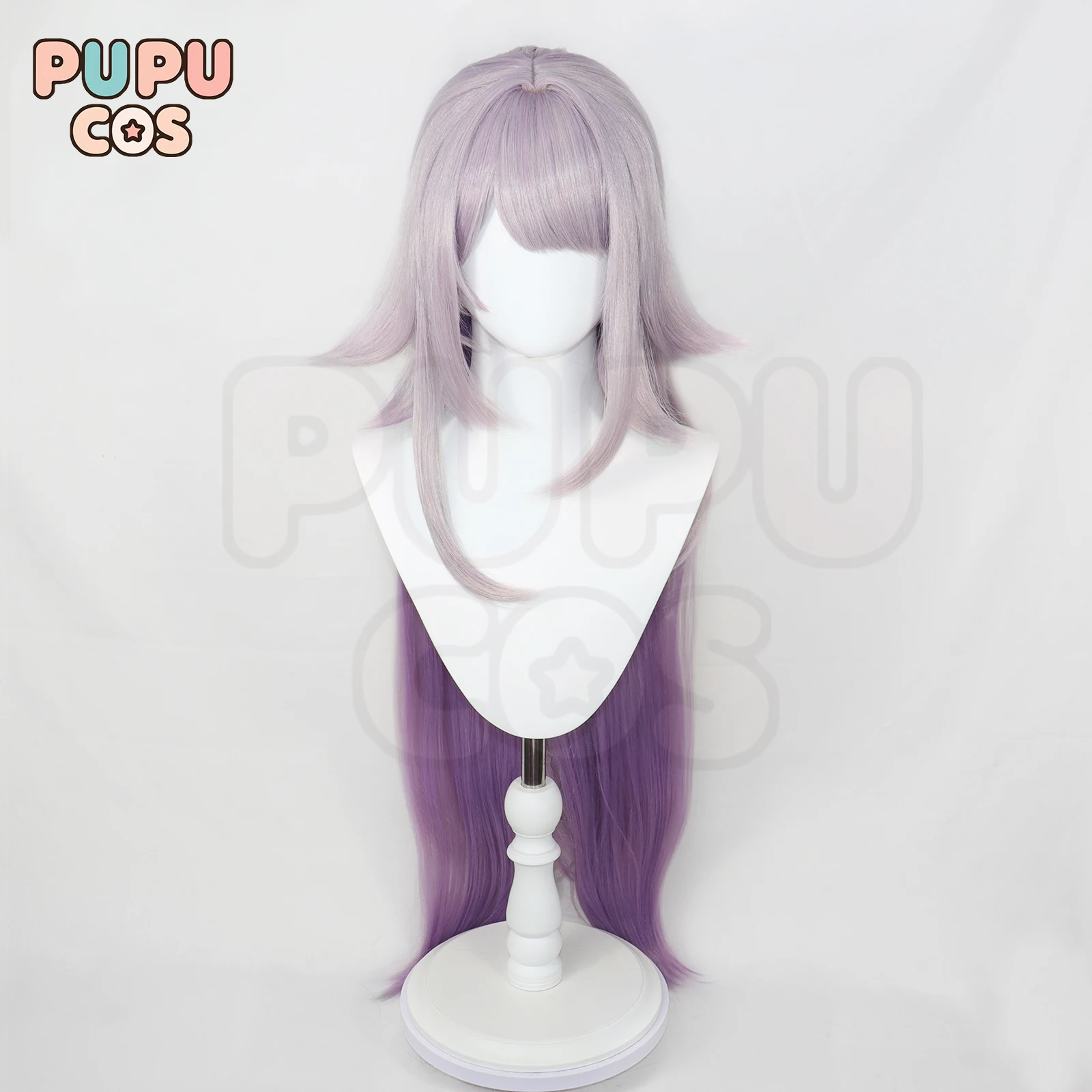 

The Herta Cosplay Wig HSIU 100cm Long Straight Purple Mixed hair Synthetic Wig Game Honkai Star Rail The Herta Cosplay Wigs