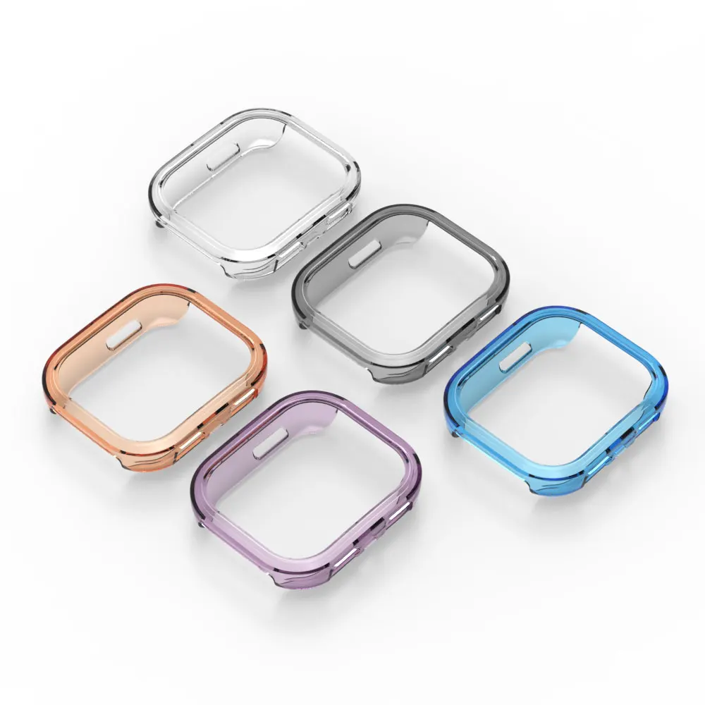 TPU Protective Case for Huami Amazfit Bip6 (A2435) Anti-Drop Soft Screen Bumper Shell Cover for Amazfit Bip 6