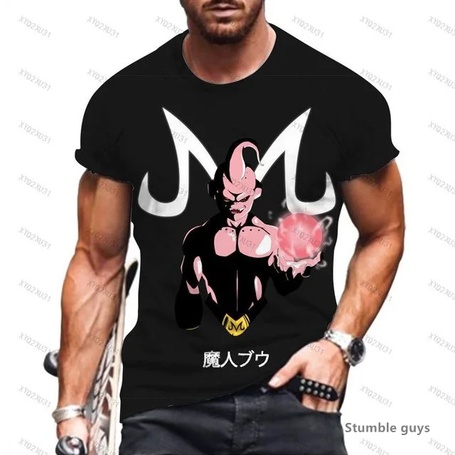 Sommer Jungen Cartoon T-Shirt Dragon Ball Goku Kakarot Vegeta Super Saiyan Kinder Kurzarm Herren Damen Kleidung – Detail 11
