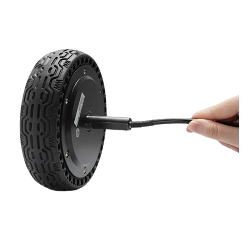 6.5 بوصة 7Nm 24Dc محرك محور عربة كهربائية بدون فرش محرك تيار مستمر محور واحد حزام عجلة كتلة