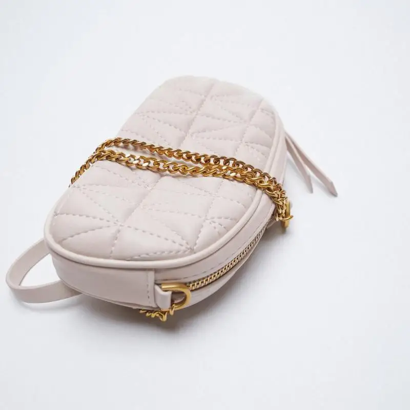 

New Fashion Small Square Bag Female Shoulder Bag Lingge Chain Bag Crossbody Bags Leisure Versatile Shell Bags Women Mini Bags