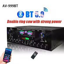 High-Quality Bluetooth Home Theater Amp With Dynamic Screen, Max 4000W.
