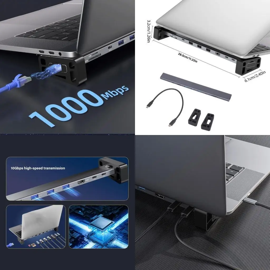 9 In 1 Usb C Hub 4K…