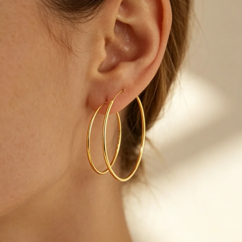 SOMILIA Nuovi Orecchini a Cerc - Statement Earrings Oversized recensione e prezzo