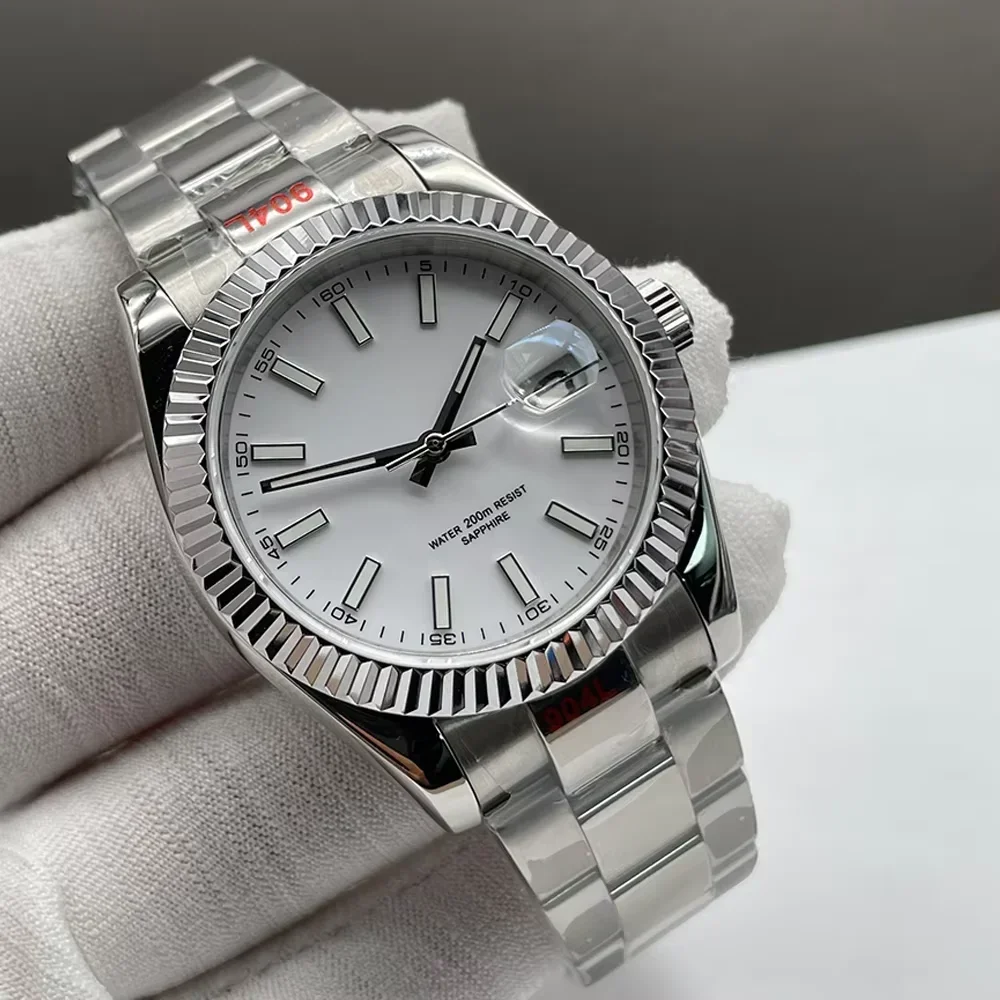 2025 أفضل ساعات أوتوماتيكية للرجال ساعات المعصم الميكانيكية الأعمال الياقوت مقاوم للماء الفولاذ المقاوم للصدأ الاتصال الهاتفي الأسود الأزرق