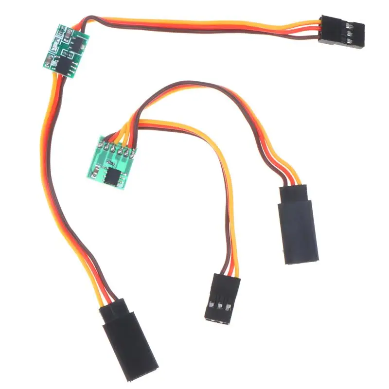 【F】Mini Servo Inverter Reverse Servo Signal Reverser Switch Cable JR Futaba 5-6V 3.6-24V For RC Plane Car Boat