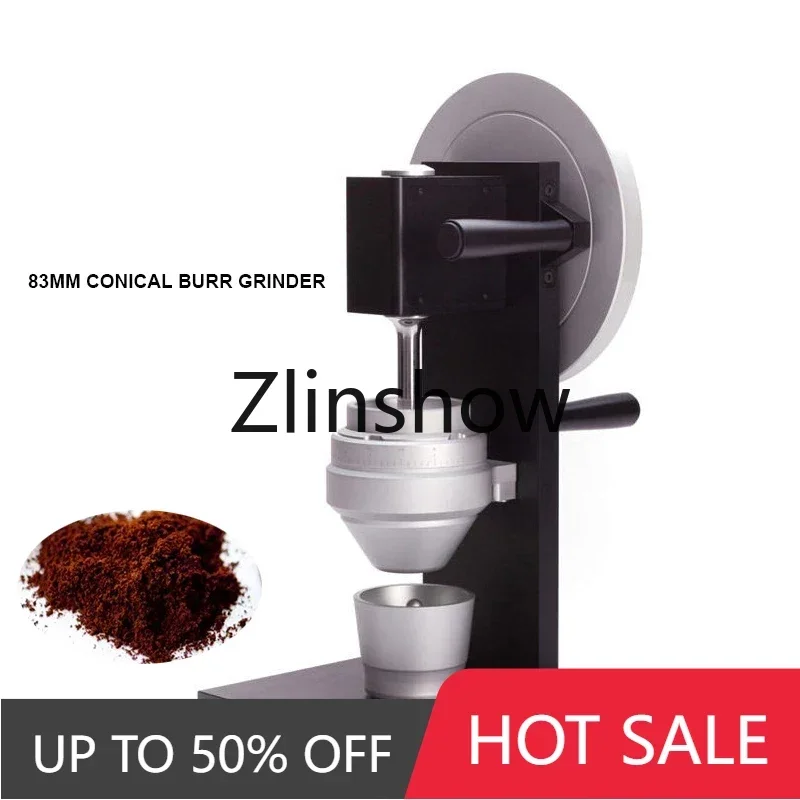 

Manual Coffee Grinder Machine Handmade 83 MM Conical Coffee Bean Grinders Grinding Mill Kitchen Tool