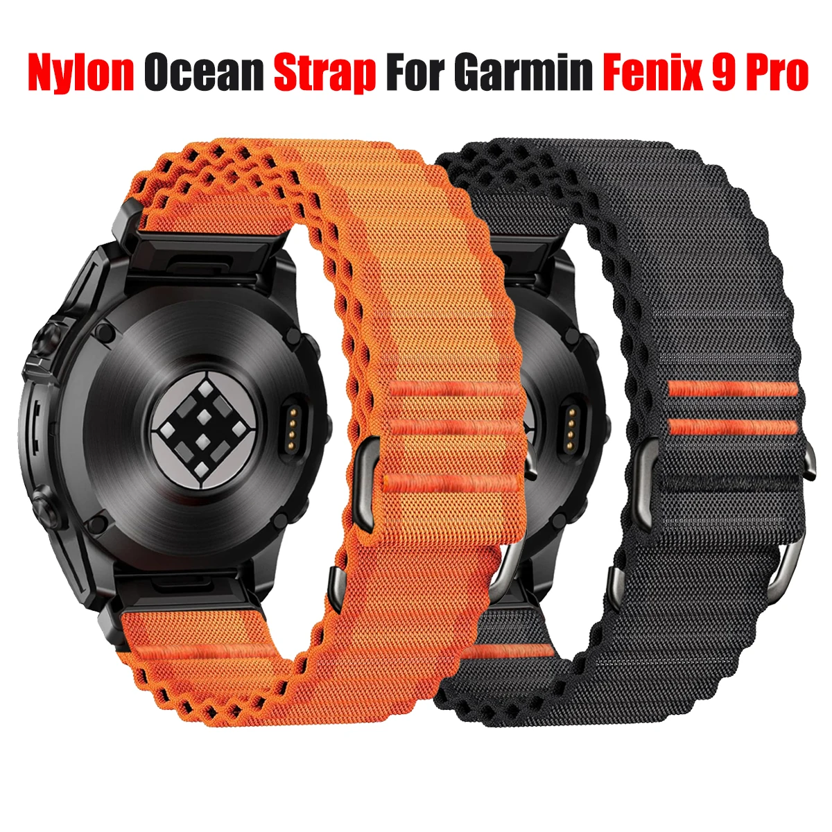QuickFit 26mm 22mm Nylon Loop Strap For Garmin Fenix 9Pro Solar 51mm 47mm Sport Watch Band For Tactix 8/Epix/Instinct 3 Bracelet