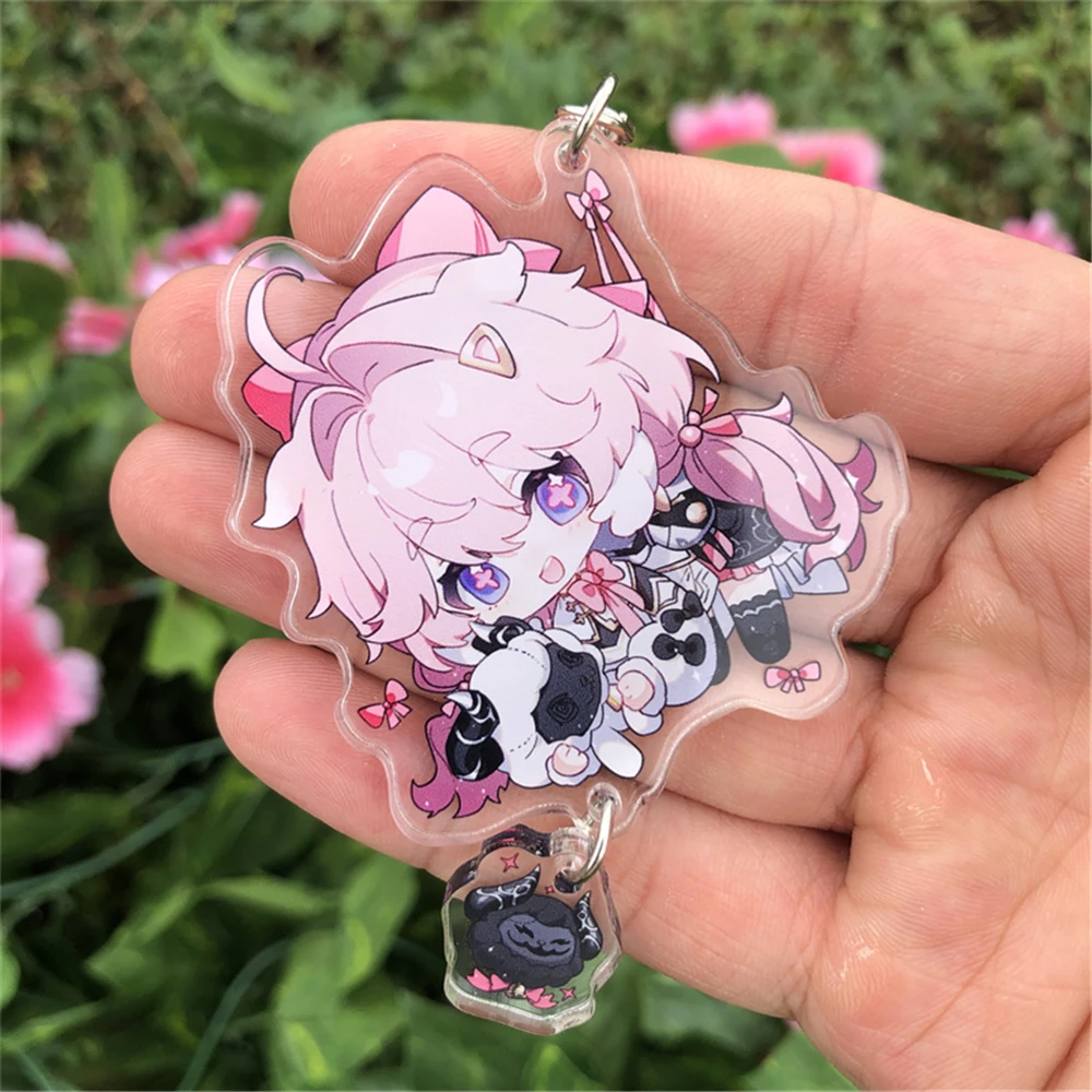 Jeu Wuthering Waves WW Yinlin Rover Lingyang Geshu Lin Jiyan Cosplay Costumes porte-clés accessoires pendentif