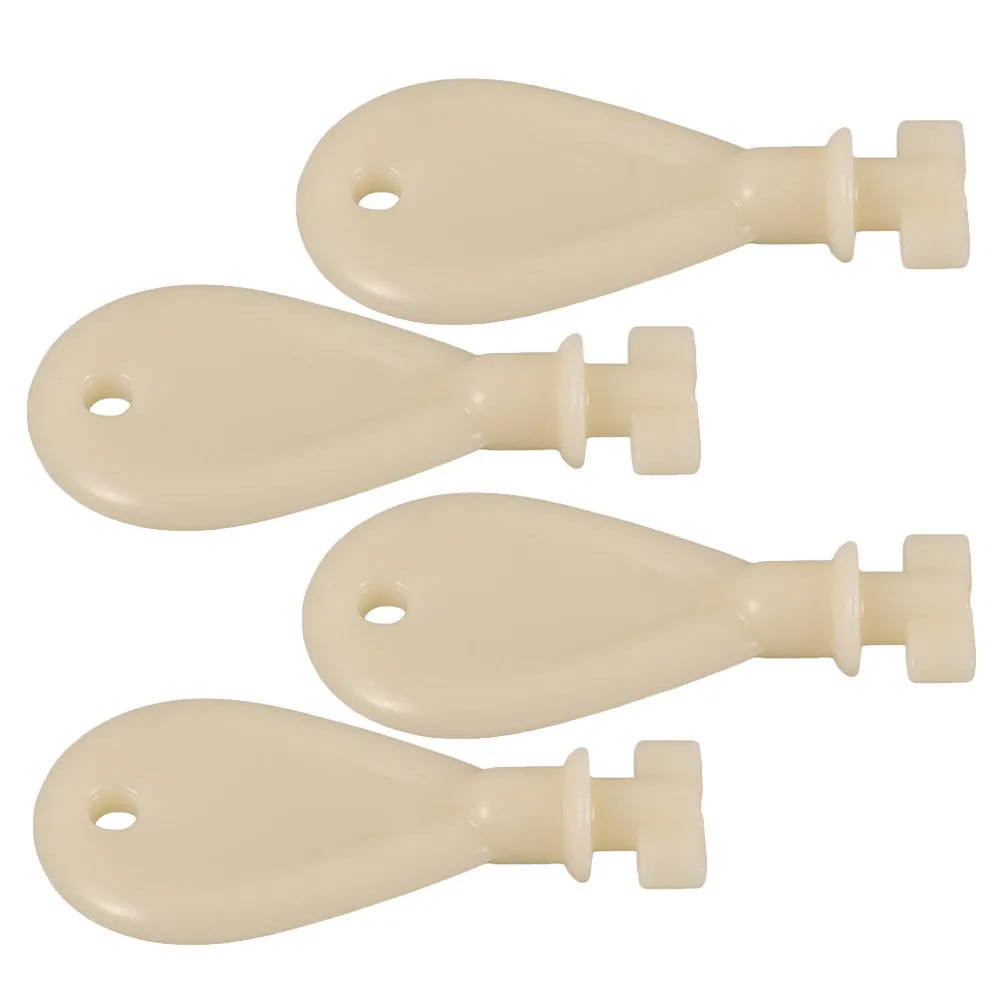 4Pcs Tissue Box Key Compatible with Toilet Paper Holder Paper Towel Dispenser Lock Core Replacement Plastic Key for Commercial